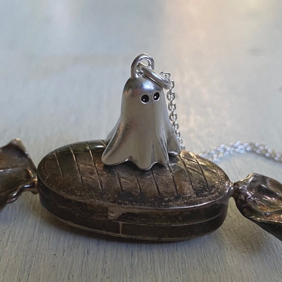 Suegrey Jewelry Ghost Necklace Sterling Silver - Picture 2 of 11